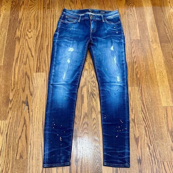 PRPS Camaro Mid-Rise Skinny Jeans | Vintage Paint - Picture 1 of 9